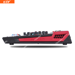 Console de mixage micro/ligne <span class=keywords><strong>série</strong></span> NK 4/6/8/12 canaux avec lecteur USB/SD, égaliseur musical 2 bandes, 99 DSP, alimentation fantôme 48 V pour <span class=keywords><strong>club</strong></span>/scène/discothèque - Product Image 5