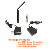Émetteur-récepteur de signal DMX sans fil GMT MAITE, interrupteur manuel, télécommande, éclairage LED Par Cob pour scène, fête, bar, portée 200 m