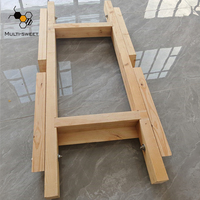 Support pliable en bois de pin pour ruches britanniques (L*W=1,2m*44cm) – Équipement apicole pour ruches UK