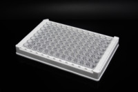Plaque ELISA en verre de quartz fondu à haute transmission optique et haute résistance à la corrosion, 96 puits, haute qualité de soudure et de découpe