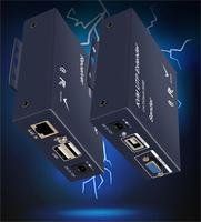 USB teclado ratón VGA UTP LAN extensor con Audio 1080P TX RX 990ft 300m para PC portátil escritorio Notebook a TV proyector CCTV