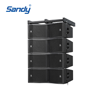Sistema de Altavoces Line Array Dual de 8 Pulgadas para DJ con Subwoofer Pasivo de 18 Pulgadas, Sistema de Altavoces Profesional para Actuaciones en Escenarios al Aire Libre