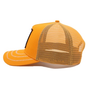 Casquette de sport personnalisée à 5 panneaux en maille, imperméable, avec logo tissé, style camionneur, pour la plage, l'été, l'hiver, certifiée BSCI, broderie 3D, cyclisme - Product Image 2