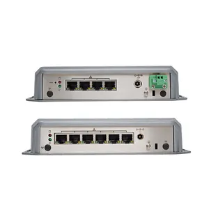 Intel Celeron j4125 IIntel I226-V 4 LAN Linux điện năng thấp 2 * DDR4 1 * COM hiển thị kép pfsense tường lửa Mini PC