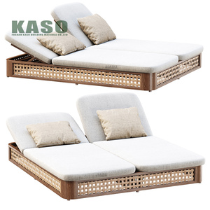 Tumbona <span class=keywords><strong>para</strong></span> Piscina, Silla <span class=keywords><strong>para</strong></span> el Borde de la Piscina, Silla de Exterior <span class=keywords><strong>para</strong></span> Natación, Tumbona de Aluminio y <span class=keywords><strong>Madera</strong></span> de Teca <span class=keywords><strong>para</strong></span> Playa - Product Image 6