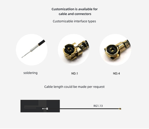 Precio de fábrica de alta ganancia, Parche de PCB Flexible FPC interno personalizable 4G LTE WIFI <span class=keywords><strong>Bluetooth</strong></span> GSM Lora 868MHz 915MHz U.FL <span class=keywords><strong>Antena</strong></span> - Product Image 5