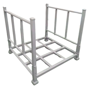 Estante de Armazenamento de Estrutura Aberta Empilhável de Aço Reforçado para Paletes, Compatível com Empilhadeiras - Product Image 1