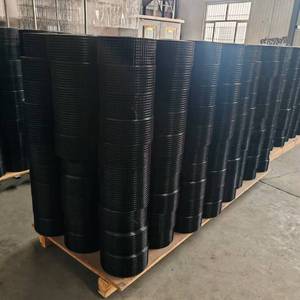 Thép không gỉ 304 và PVC đen tráng panel năng lượng mặt trời 30m 100ft chim lưới với clip - Product Image 4