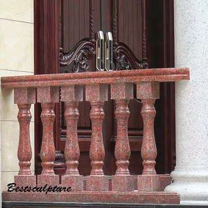 מגולף בעבודת יד מגולף שיש אבן טבעית busters עמוד מעקה פסל למכירה - Product Image 5