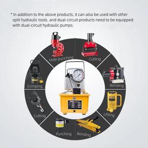 <span class=keywords><strong>Bomba</strong></span> hidráulica eléctrica de grado industrial de 220V, 10T, 750W de potencia, tanque de 7L, alta presión de 10000 PSI para herramientas hidráulicas de alta eficiencia - Product Image 5