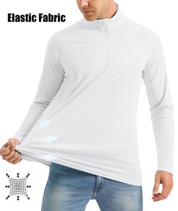 เสื้อยืดสีขาวลำลองสำหรับผู้ชายขายส่งสำหรับฤดูร้อนจากผู้ผลิตจีน โพลีเอสเตอร์ ดีไซน์เรียบพร้อมพื้นที่สำหรับใส่โลโก้ - Product Image 2