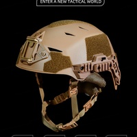 Casque tactique léger Wendy EX 3.0 Rail, haute qualité ABS, respirant, résistant à l'eau, 16-20 aérations, casque de conduite tout-terrain