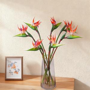 Fleur artificielle de l'oiseau de paradis au toucher réaliste pour la décoration de table d'hôtel, de <span class=keywords><strong>restaurant</strong></span>, de bureau, plante tropicale Strelitzia pour la décoration d'événements - Product Image 3