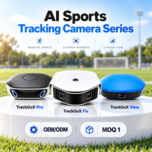 Caméra de suivi de football TrackGoX AI 1080p/4K CMOS 180° grand angle étanche IP66/54 OEM ODM pour sports de plein air et gestuel - Product Image 1