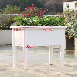 Fourniture directe d'usine grandes boîtes de plantation de balcon en plastique rectangulaires <span class=keywords><strong>à</strong></span> profil bas culture de légumes plateaux de pépinière couvercles - Product Image 3