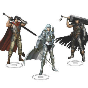 23 estilos <span class=keywords><strong>Berserk</strong></span> Guts <span class=keywords><strong>Casca</strong></span> Griffith Anime acrílico soporte de placa de pie - Product Image 1