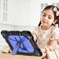 Étui antichoc pour tablette iPad Air 11 2024 2025 2026, coque en silicone anti-chute avec bandoulière, béquille et protection d'écran