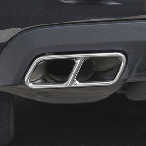 Sistema de escape para Mercedes-Benz Clase S S320 S350 S400 Clase R, plateado, juego de 2 piezas, metal - Product Image 2