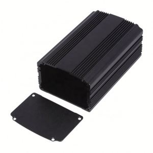 Caja de Control Eléctrica de Aluminio Personalizada, Caja de Aluminio con Recubrimiento en Polvo Industrial para Amplificador de Auto, Cajas Electrónicas - Product Image 2