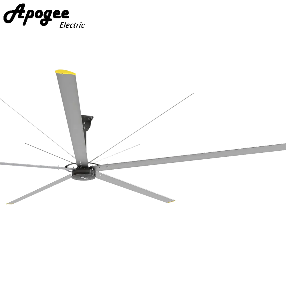 Grand ventilateur de refroidissement HVLS plafond Taiwan pour une utilisation en entrepôt