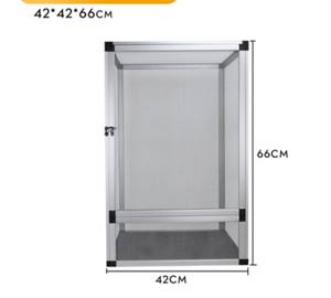 <span class=keywords><strong>Cage</strong></span> en maille d'écran en aluminium de terrarium de Reptile en plastique de haute qualité avec le modèle animal - Product Image 2