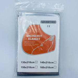 Selimut darurat untuk bertahan hidup darurat selimut darurat perak Foil penyelamatan Hiking luar ruangan tetap hangat - Product Image 2