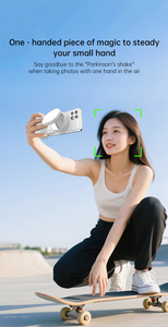 Soporte Magnético para <span class=keywords><strong>Celular</strong></span> con Disparador Inalámbrico, <span class=keywords><strong>Control</strong></span> <span class=keywords><strong>Remoto</strong></span> BT con Espejo para iPhone 17 Pro Max - Product Image 4