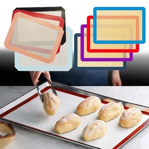 Manufacturer Custom Reinforced Mesh <b>Silicone</b> Cookie Baking <b>Mat</b> 40X60 Rectangular Biodegradable <b>Silicone</b> Baking <b>Mats</b> - Product Image 3