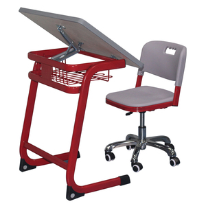 Table <span class=keywords><strong>à</strong></span> <span class=keywords><strong>Dessin</strong></span> Métallique Moderne Hautement Réglable, Mobilier Scolaire Pliable et Durable - Product Image 5
