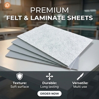 Panneau de protection de sol en feutre pour la rénovation et le déménagement, panneau alvéolé avec tissu en feutre, panneau de protection de sol léger