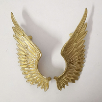 Poignées de meubles en laiton au design créatif, ailes d'ange, pour tiroirs et armoires, décoration intérieure