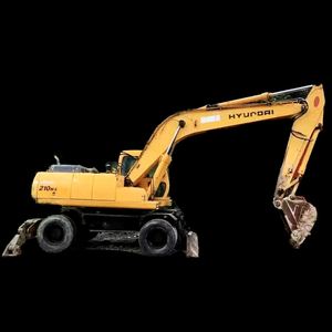 Korea Original Hyundai 210 21Ton Wheel Excavator 4Wheel <b>Drive</b> with Engine Gearbox & Motor - Product Image 2