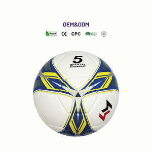 Scatola regalo personalizzata con motivo a diamante in giallo e blu, taglia 5 per pallone da allenamento per adulti - Product Image 2