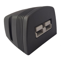 Conector de 50A estilo gris, conector empotrado gris de 50A para tienda de campaña