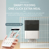 Distributeur automatique intelligent et écologique de nourriture pour chats, distributeur de nourriture intelligent suspendu avec minuterie et contrôle des portions