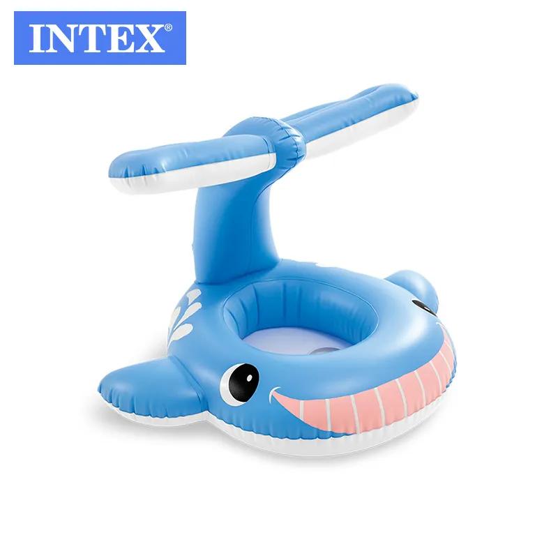 INTEX 56591 JOLLY לווייתן מוצל תינוק לצוף מתנפח לילדים שחייה טבעת חמוד חיות לצוף [מכירה] 99cm x 86cm CN;FUJ 6.79 12