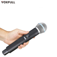 Nouveau microphone universel sans fil UHF à 2 canaux avec récepteur, prix super bas, vente directe d'usine, service OEM