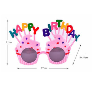 Gafas de Sol Novedosas para Fiesta de Cumpleaños, Gafas con Diseño de Pastel de Crema Dulce para Niños y Adultos, Artículos para Celebración de Cumpleaños - Product Image 2