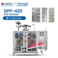 Machine d'emballage automatique PLC haute vitesse pour bandes, machine d'emballage souple double face en feuille d'aluminium pour comprimés et pilules