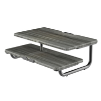 Bureau d'ordinateur portable rectangulaire, Table de travail, support gratuit, bureau de jeu ou d'exercice, origine japon