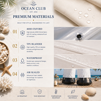 Tente araignée gonflable CATC 400D Oxford |   Marquee de plage haut de gamme, imperméable et hermétique |   Fêtes personnalisées dans des complexes hôteliers entièrement personnalisés