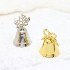 ที่ใส่ป้ายชื่อโต๊ะรูประฆังสีเงินสีทอง สำหรับหมายเลขโต๊ะ เมนูร้านอาหาร งานแต่งงาน งานอีเว้นท์ งานปาร์ตี้ ของตกแต่ง - Product Image 4