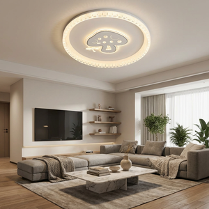 Modern LED Tavan Lambası Sevimli Mantar Tasarımı Çocuk Odası Göz Koruyucu Dekor Yeni Gelen Toptan Satış - Product Image 1