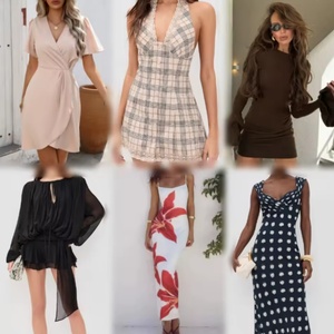 Vestido Mini Floral con Cintura Ajustada, Estilo Casual y Holgado, Nueva Colección Verano 2025 - Product Image 5