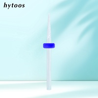 HYTOOS Embouts de ponceuse à ongles coniques en céramique blanche pour nettoyer les cuticules et préparer la peau, outils pour les techniciens en manucure