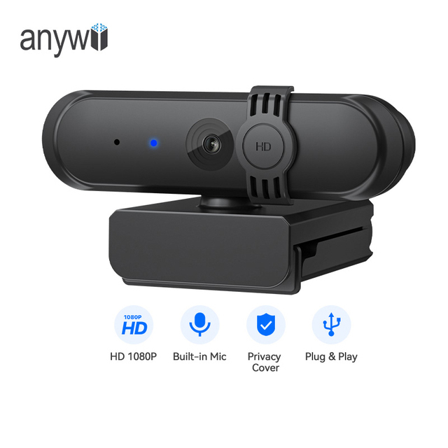 Anywii H806 Full hd Usb Webcam Pc Usb Industrial Usb Webcam Built-in Microphone