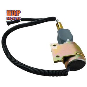 Válvula solenoide de corte de combustible SA-4757-24 para Cummins 6BT R220-5 R210-3 PC200-6 24VDC - Product Image 3