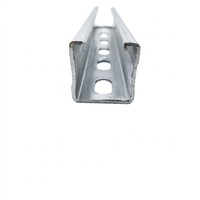 Premium Aluminium/Galvanized Steel Perforated Slotted Heavy Duty Industrial Construction Support Mounting Serrated Strut Channel