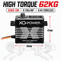 Servo Digital sin Núcleo de Alto Torque 62KG XQ-S8050D XQ-POWER Impermeable Programable 0.136s para Coche/Camión RC 1/8 Venta al por Mayor OEM