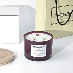 Wholesale 8oz 15oz 16oz Custom Private Logo Big <strong>Large</strong> Glass Thick Aroma Scented <strong>Candle</strong> With Lids and Box for Home Decor - Product Image 3